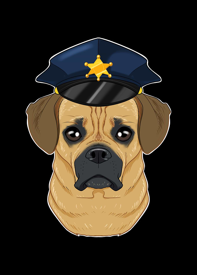 Police Puggle Canine