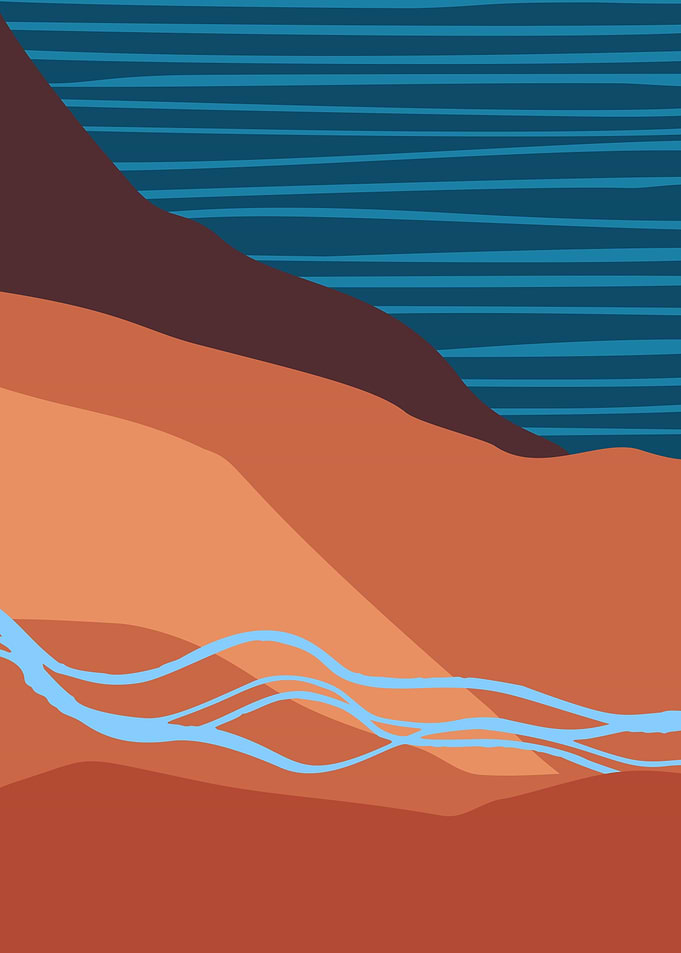 Blue Water Mountain layer