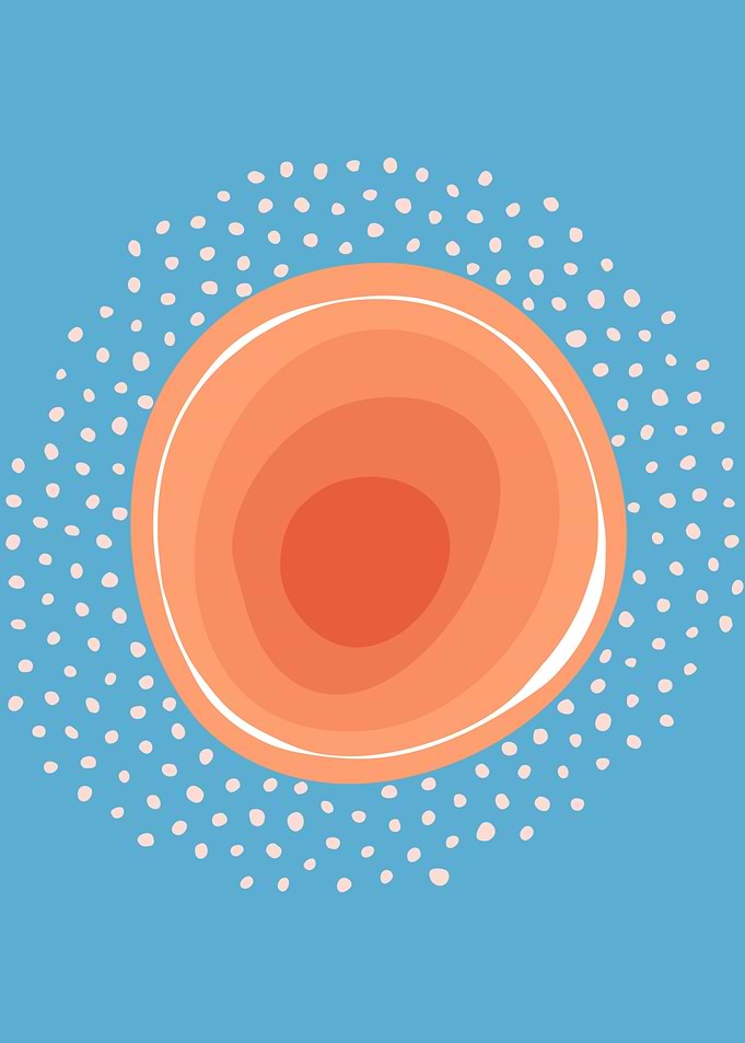 Sun Circle Abstract shapes