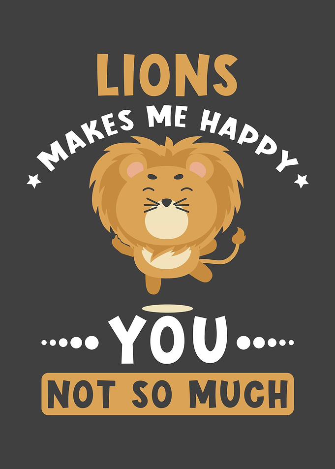 Lions Makes Me Happy