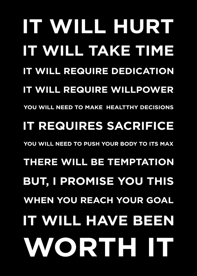 motivational quote textart