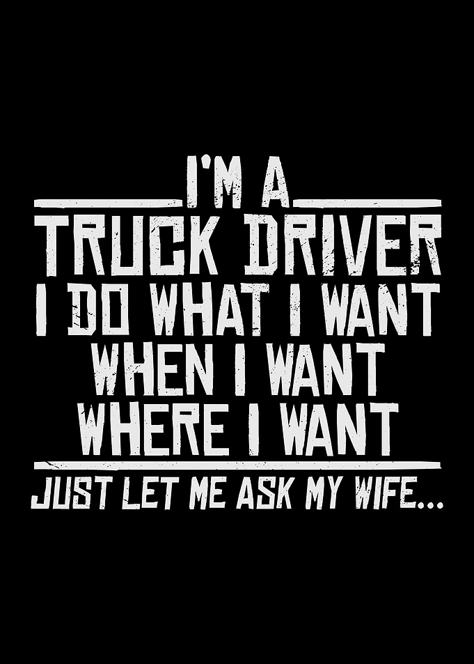Im A Truck Driver I Do