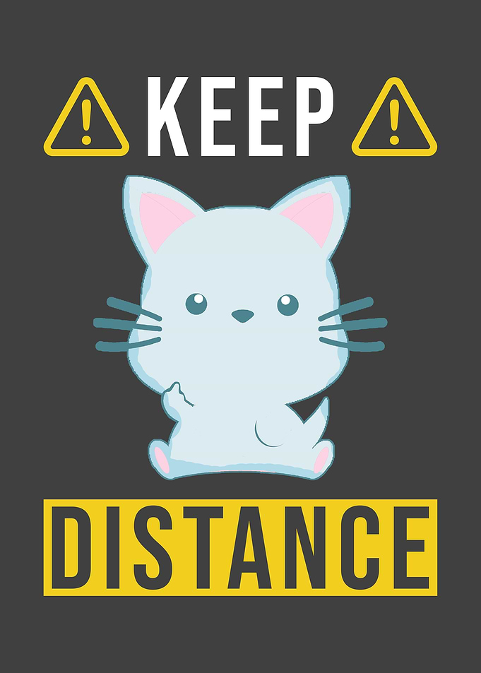 Keep Distance Saying With