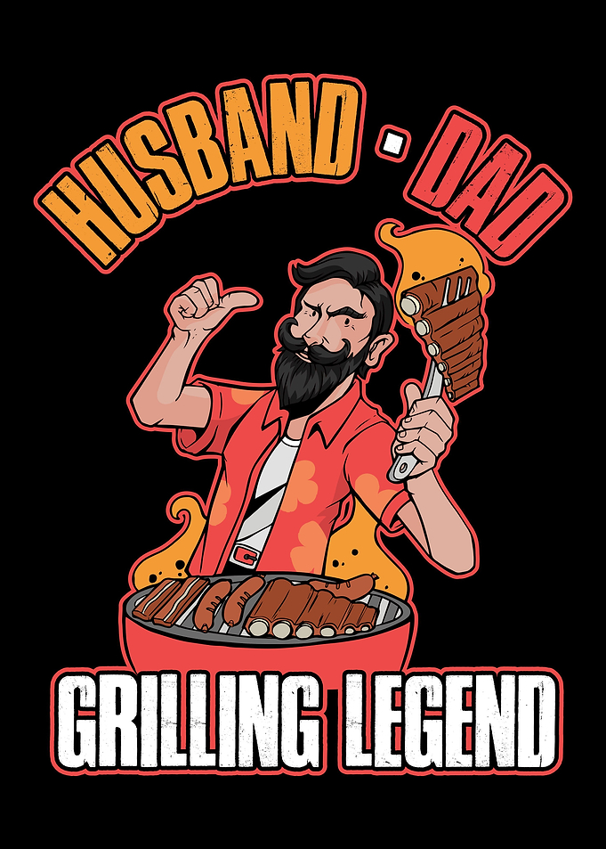 Husband Dad Grilling