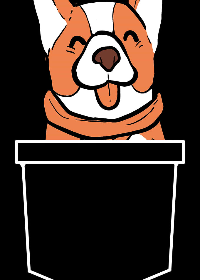 Corgi In Pocket