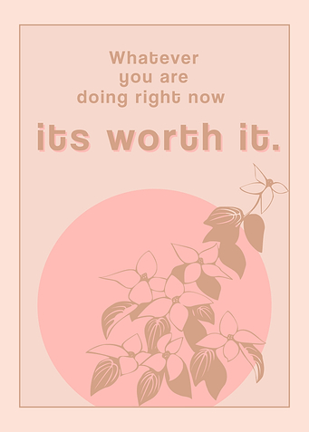 Inspirational Pastel Print