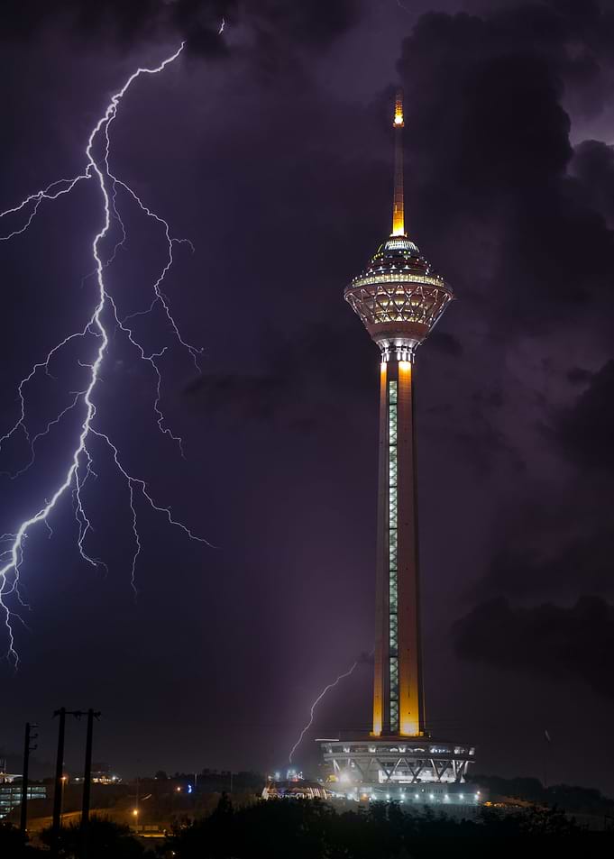 Flash storm towers