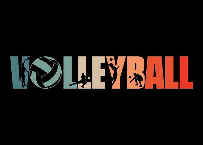 Retro Vintage Volleyball