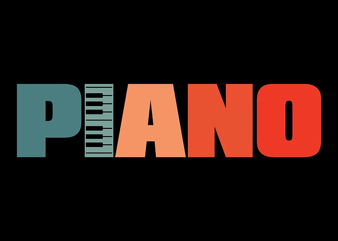Retro Piano Musician