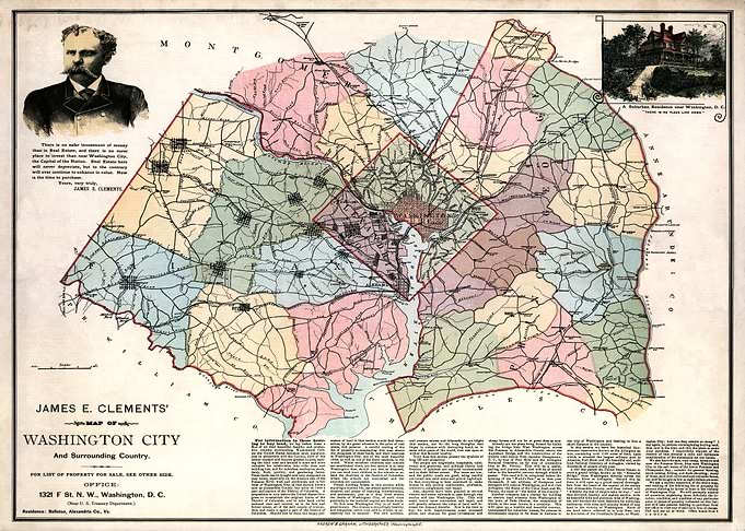 Map of Washington City