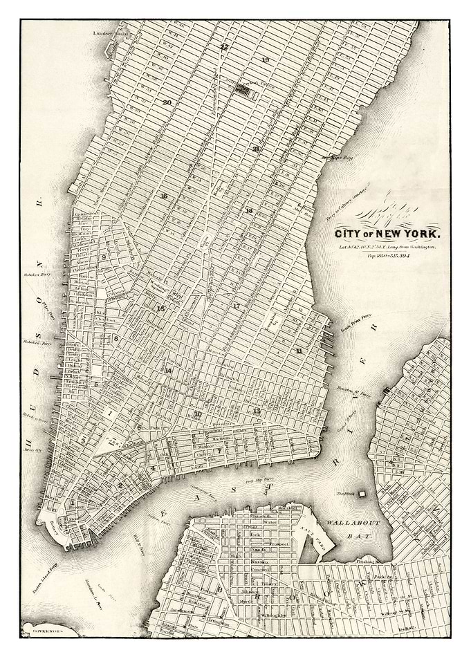 Map of New York