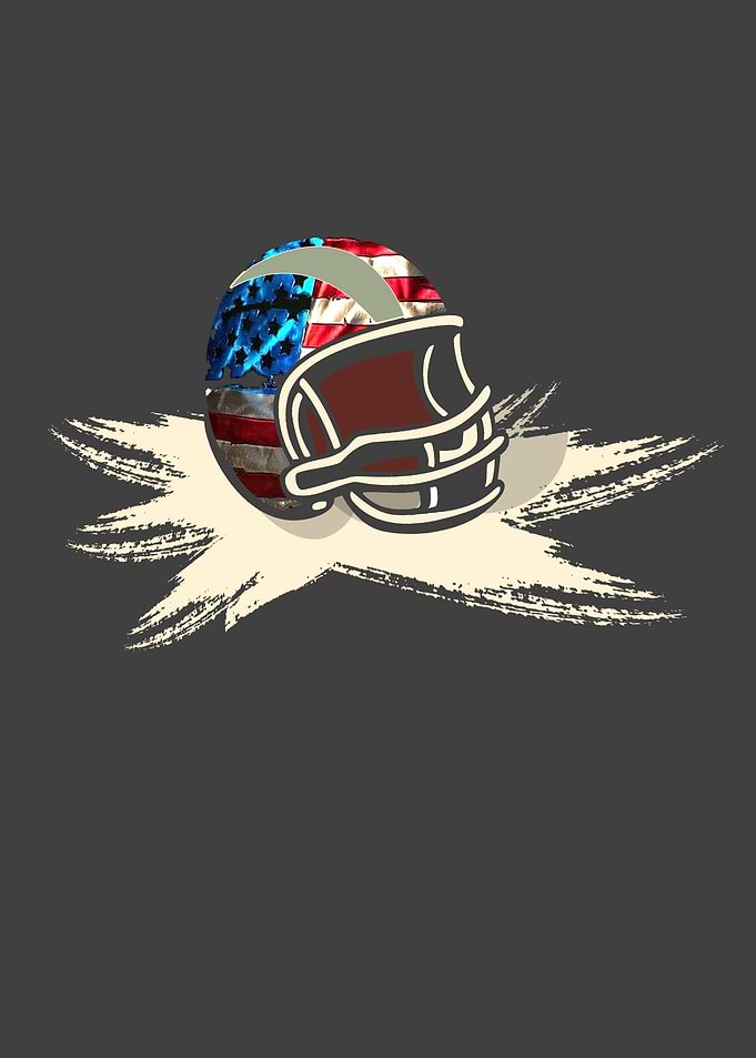 American football helmet