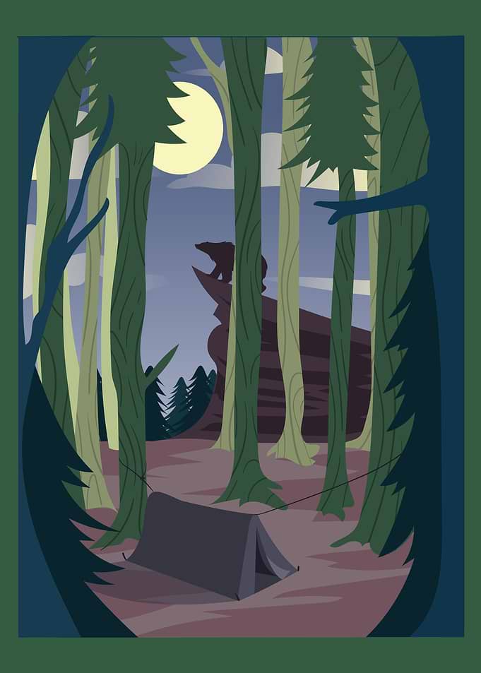 Quiet Tent Poster Design