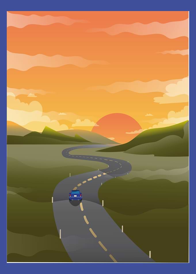 Long Ride Poster Design