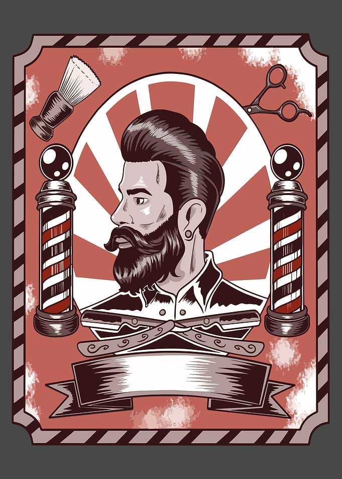Vintage Shop Poster Design