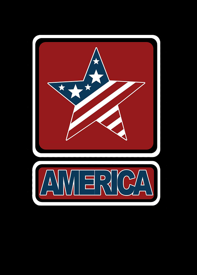 USA star on the 4th of Jul
