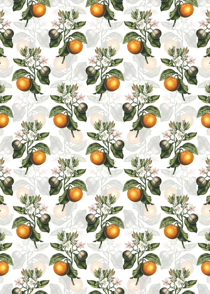 Bitter Orange Pattern