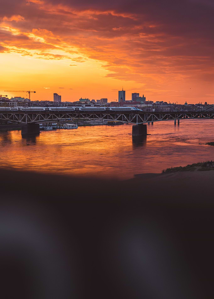 Sunset train