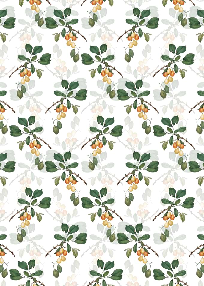 Floral Cherry Pattern