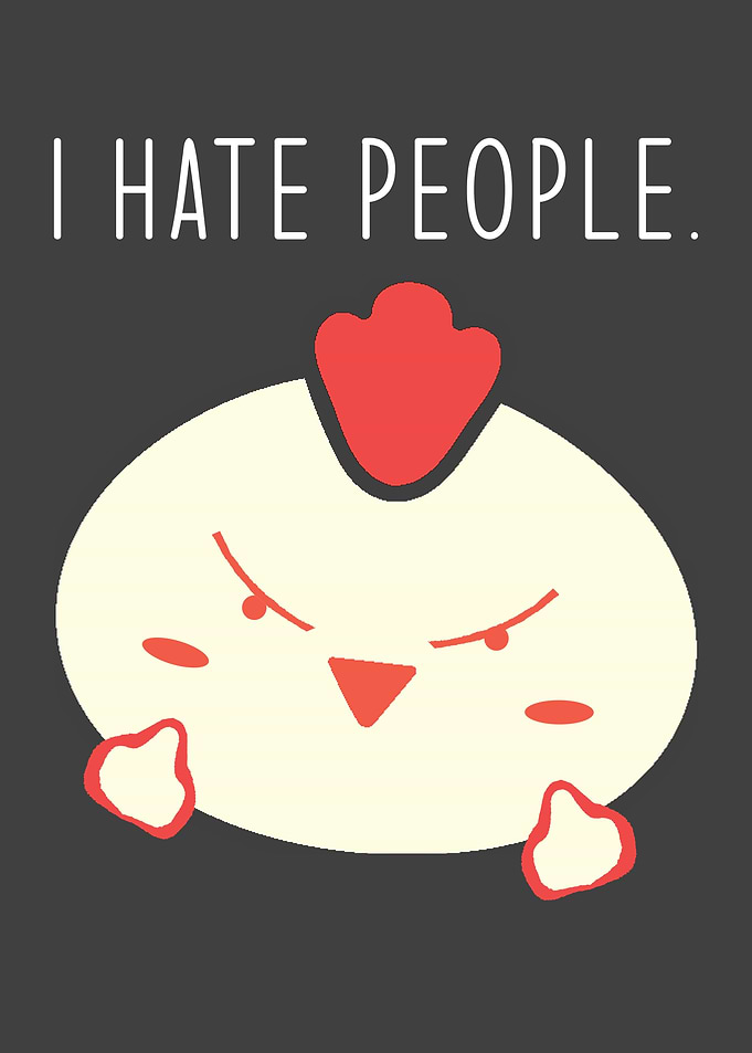 I Hate People with angry