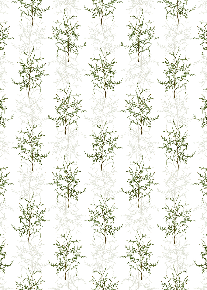 Floral Sictus Tree Pattern