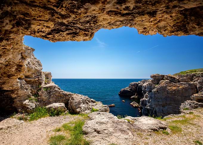 Seascape, coast, Bulgaria