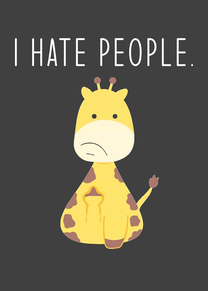 I Hate People Giraffes