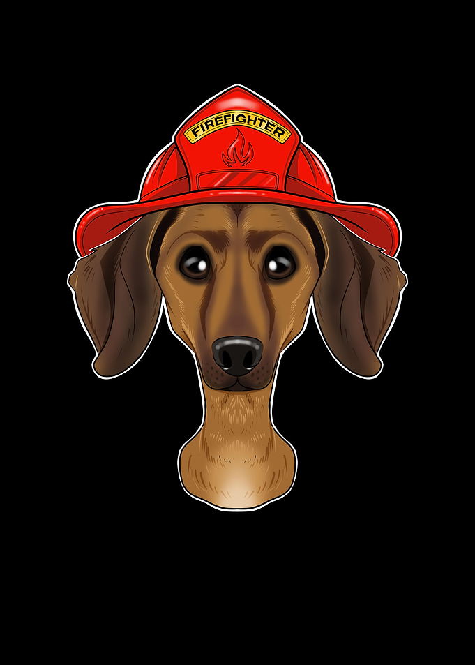 Firefighter Dachshund