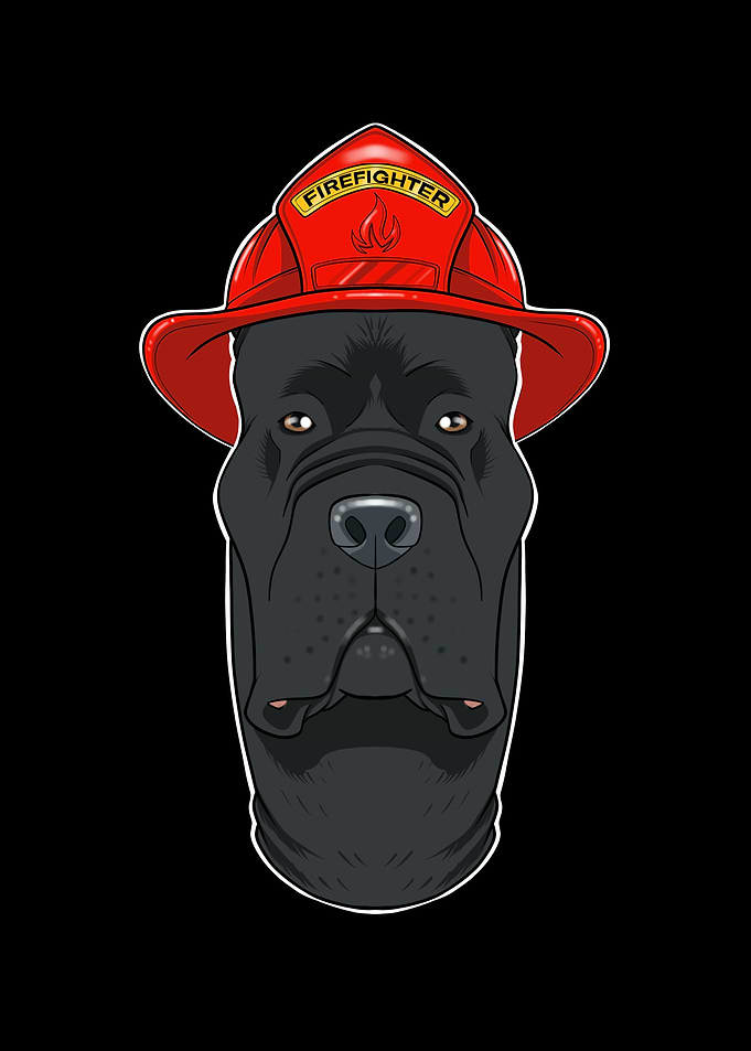 Firefighter Cane Corso
