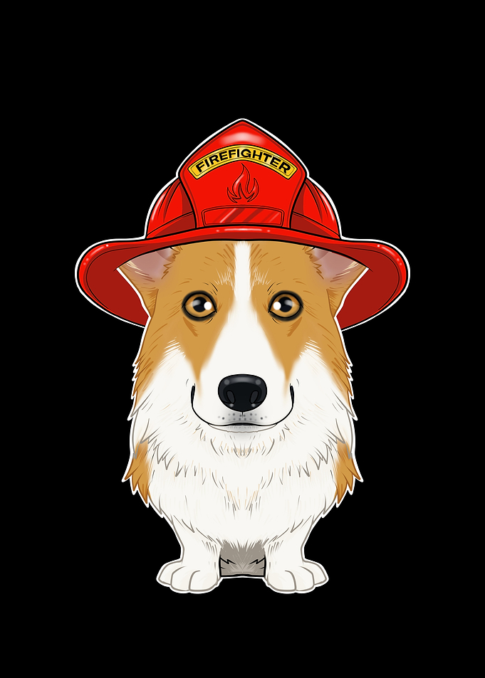Firefighter Welsh Corgi