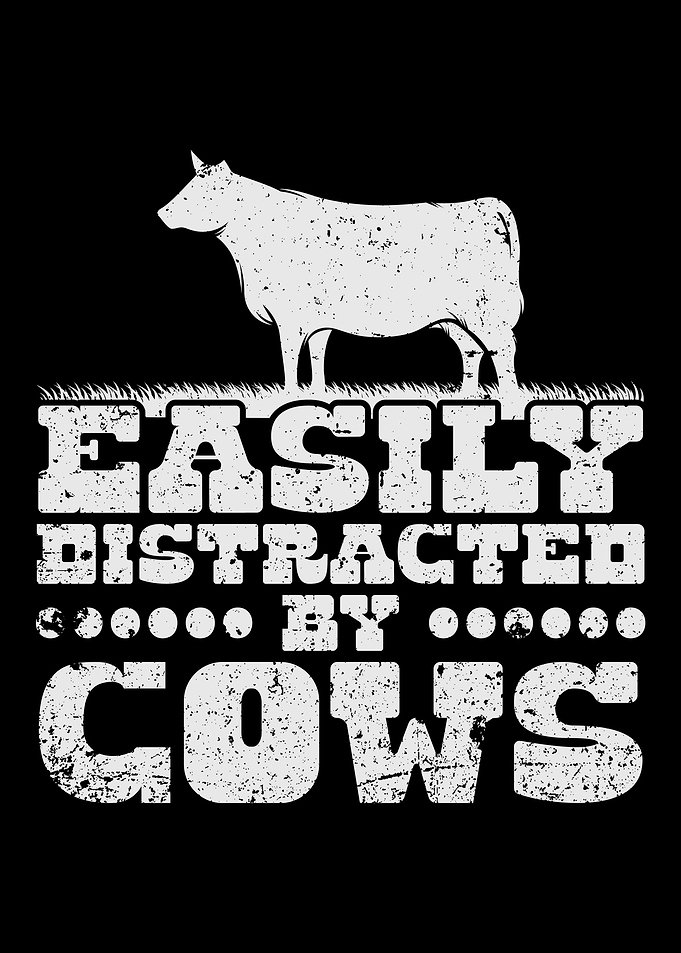 Easy Distracted By Cows