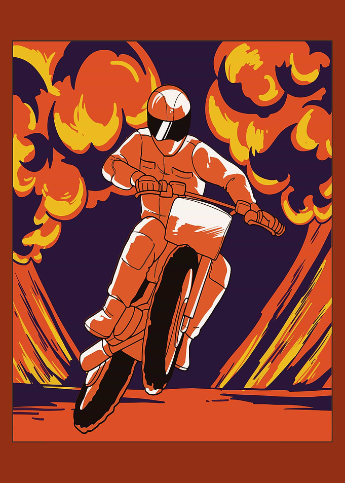 Orange Ramp Poster Design