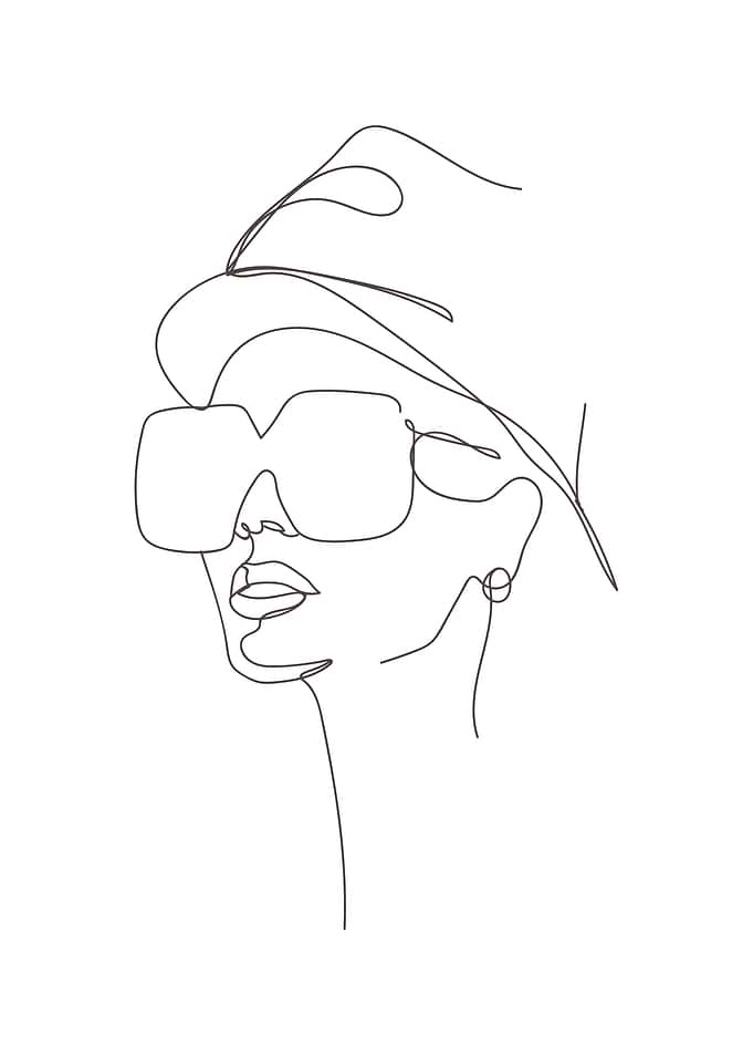 Stylish woman with Hat