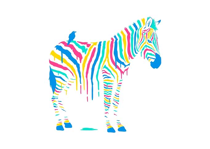 Dripping Zebra