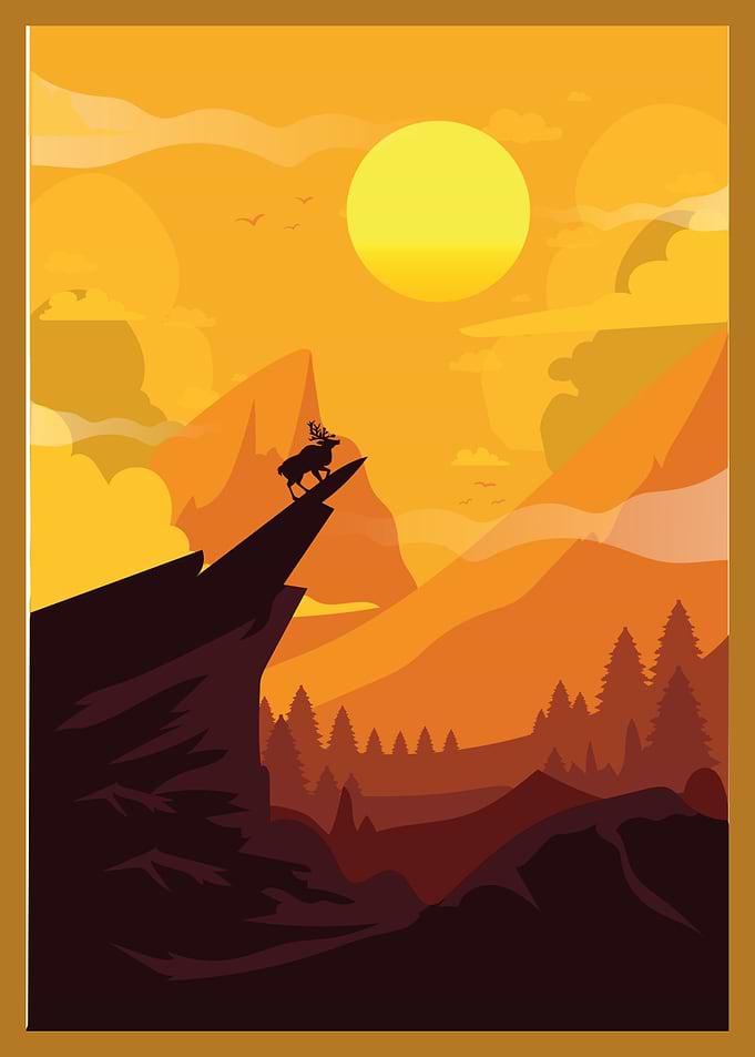 Animal Edge Poster Design