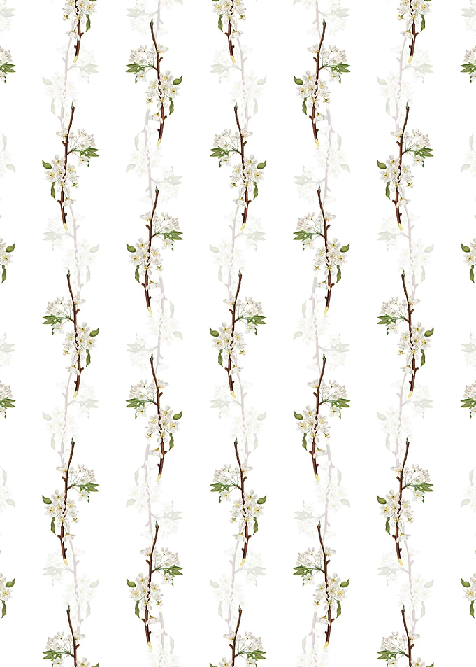 Floral Musky Pear Pattern