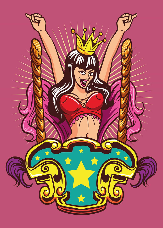 Burlesque Babe Poster