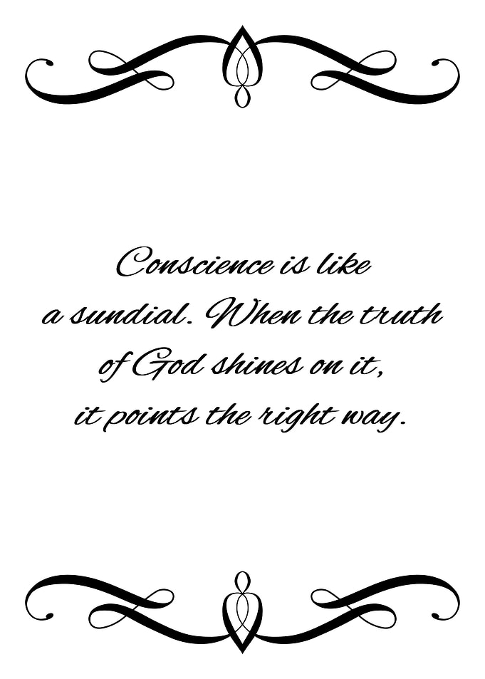 Conscience Sundial