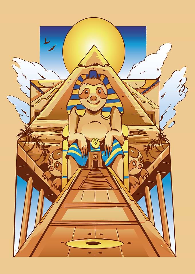 Egyptian sloth sphynx