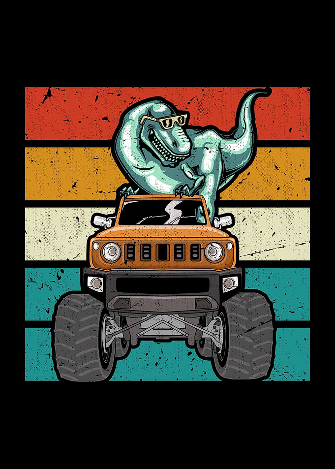 Dinosaur Monster Truck