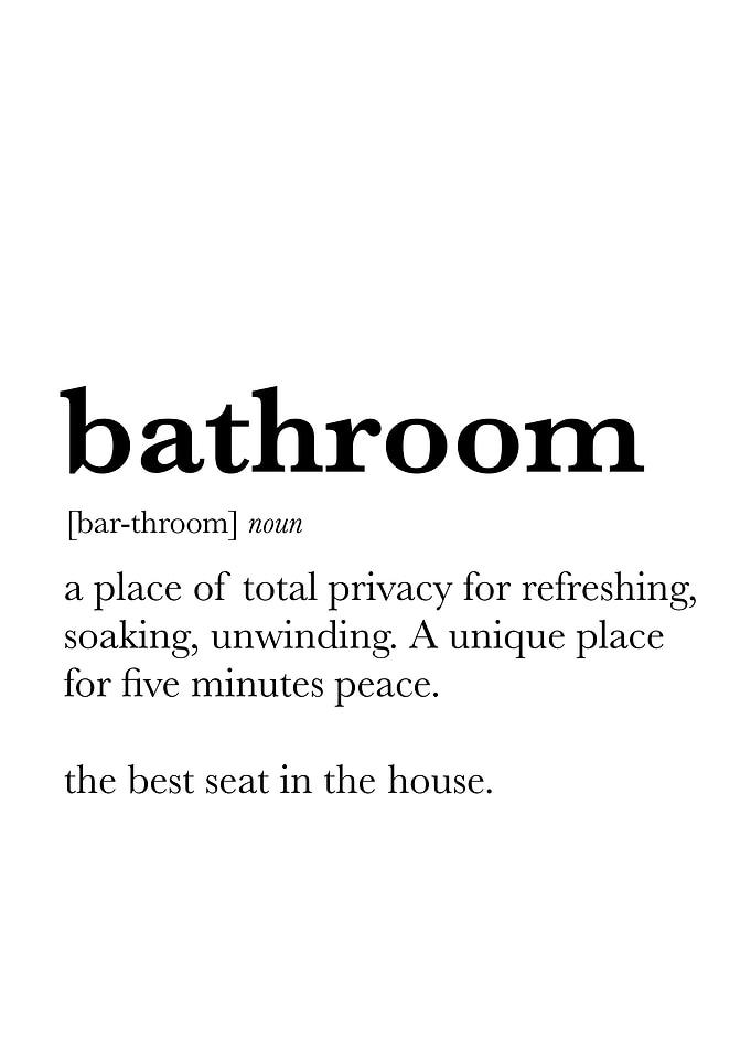 Bathroom definition