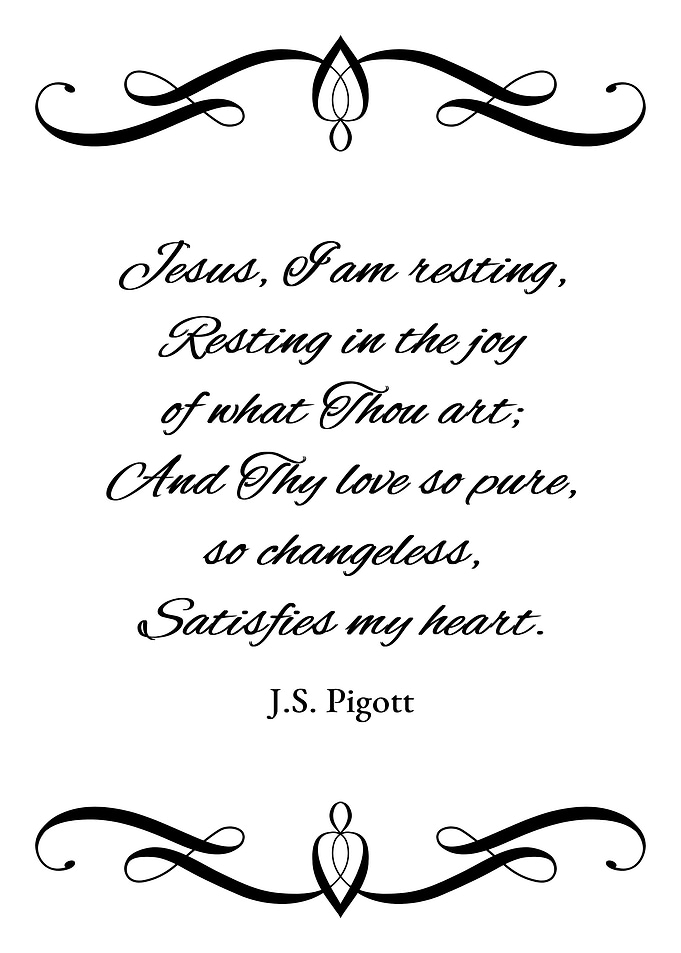 Rest and Be Satisfied