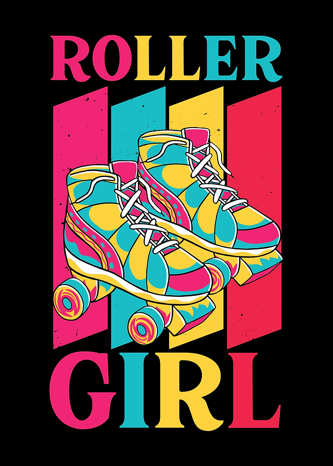 Roller Girl 70s 80s