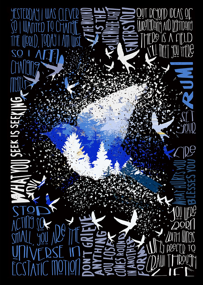 Rumi typography