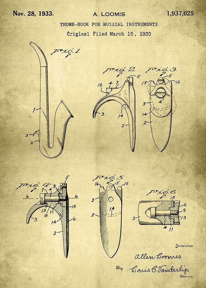 Thumb Hook Retro Patent