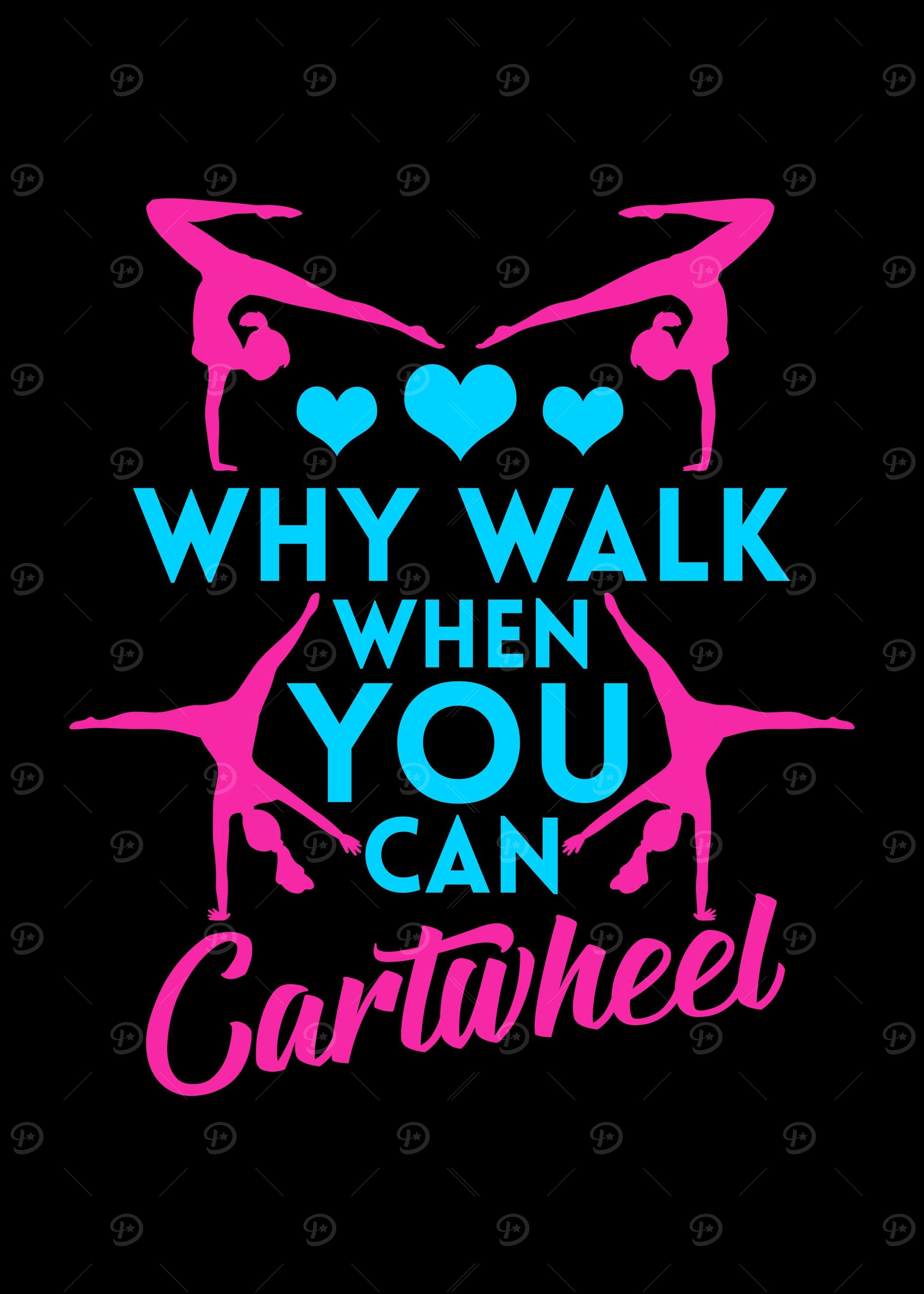 Cartwheel Girl Acrobatic