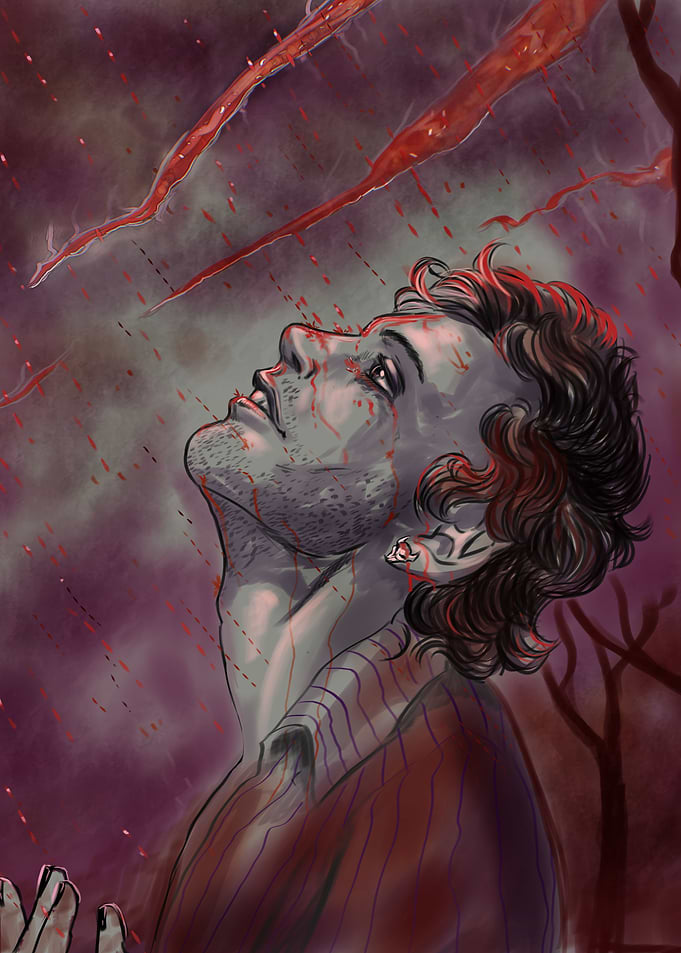 Bleeding sky