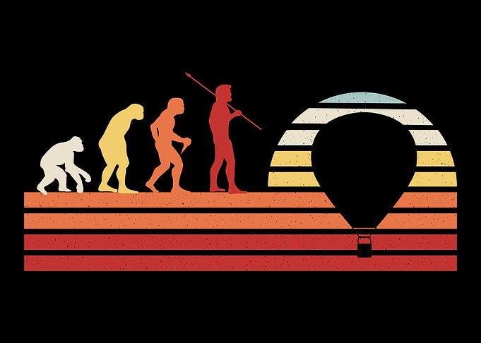 Retro Hot Air Balloon
