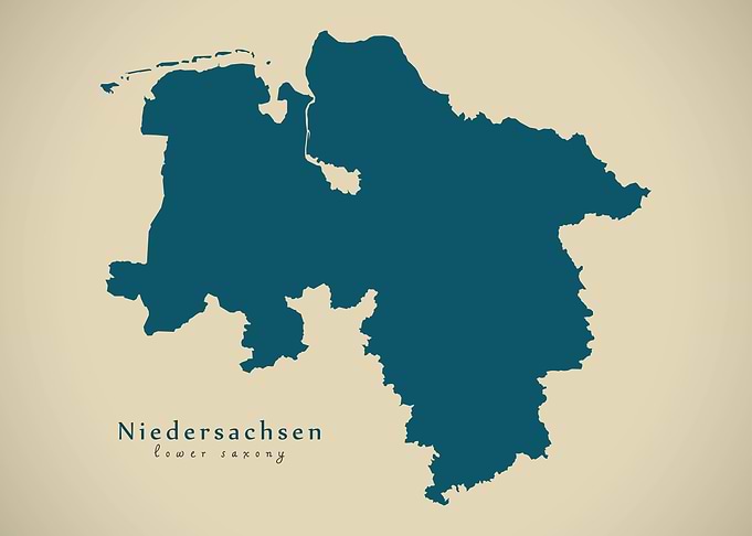 Lower Saxony map
