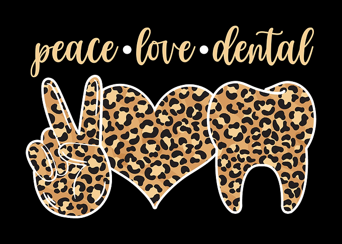 Dentist Leopard Love Tooth